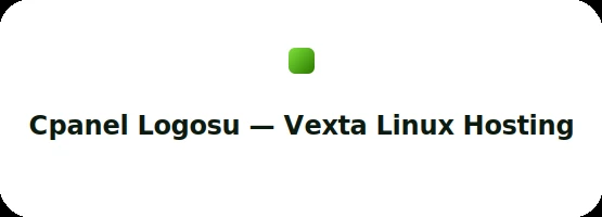 cPanel logosu &mdash; Vexta Linux hosting